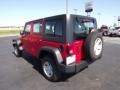 2012 Flame Red Jeep Wrangler Unlimited Sport 4x4 Right Hand Drive  photo #7