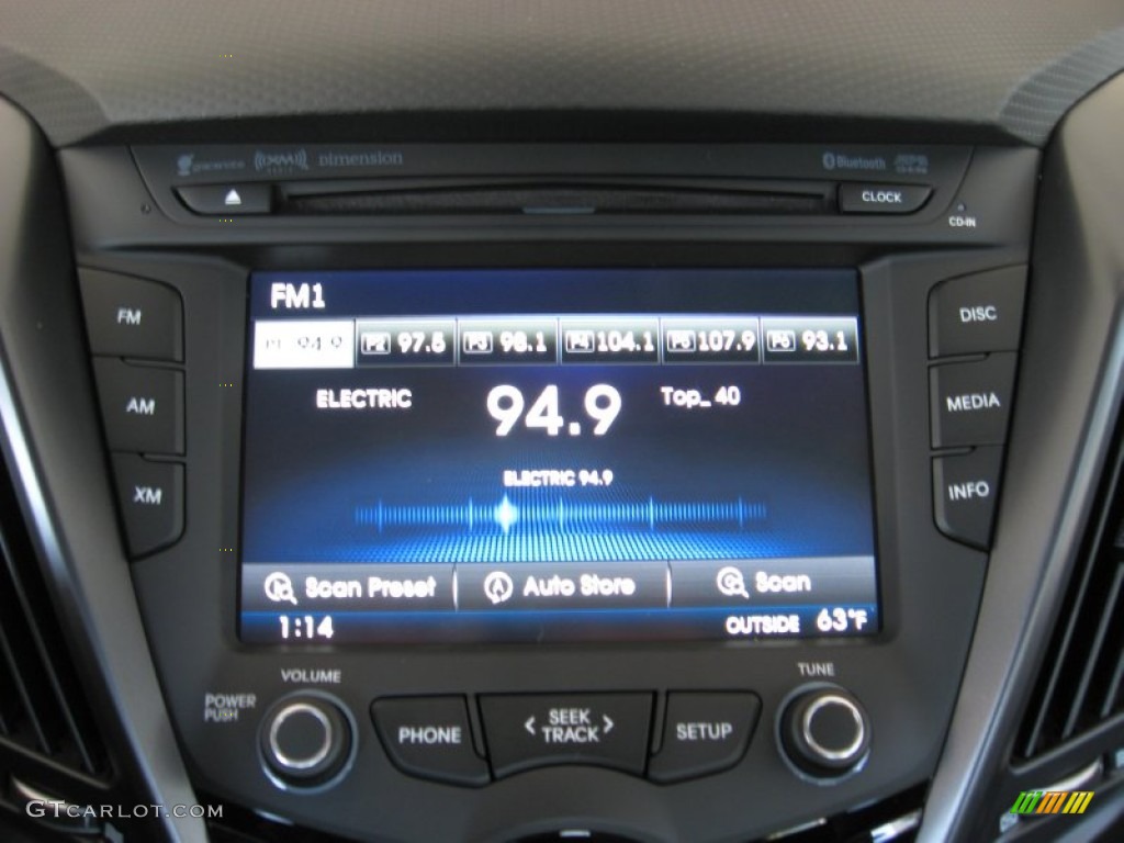 2013 Hyundai Veloster Turbo Audio System Photo #70643263