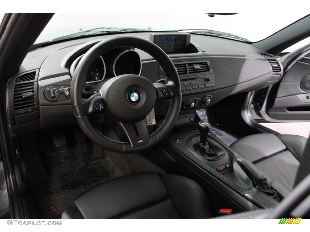 Black Interior 2008 BMW M Coupe Photo #70643824
