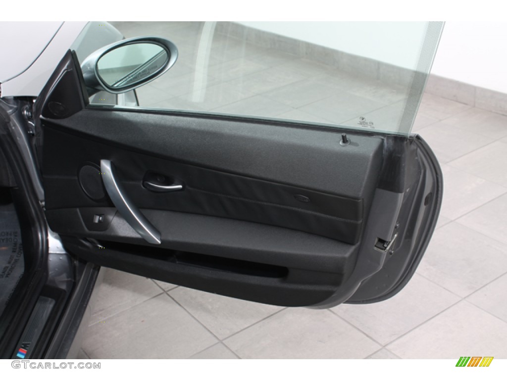 2008 BMW M Coupe Black Door Panel Photo #70643896
