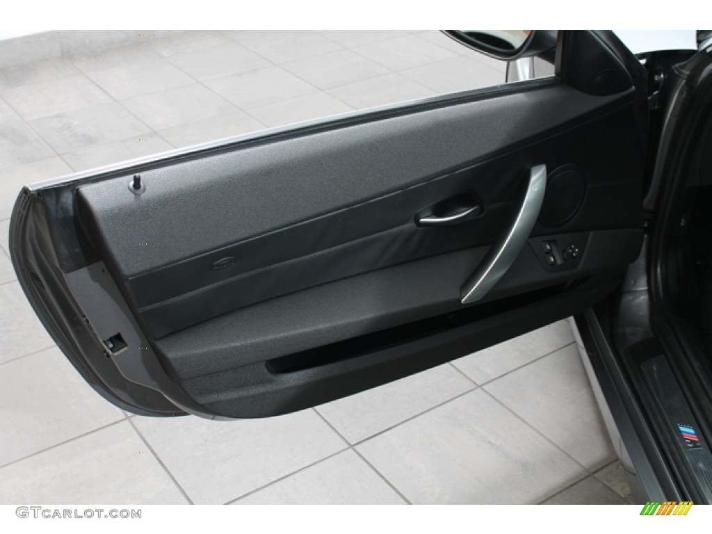 2008 BMW M Coupe Black Door Panel Photo #70643905