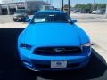 2013 Grabber Blue Ford Mustang V6 Premium Coupe  photo #9