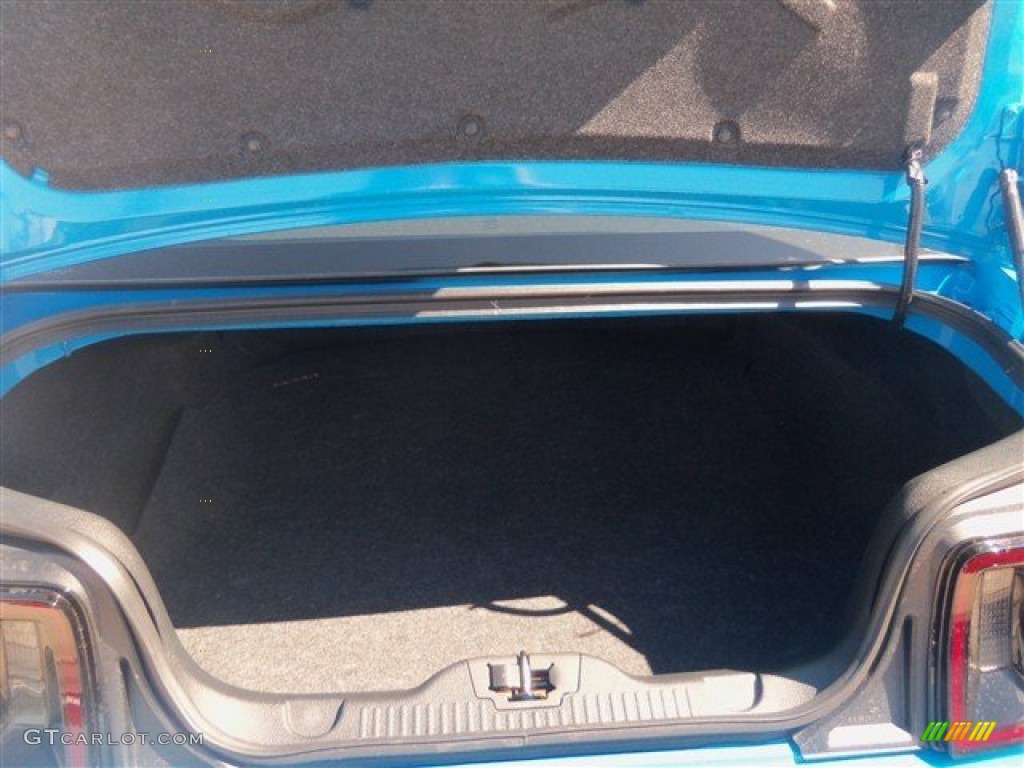 2013 Mustang V6 Premium Coupe - Grabber Blue / Charcoal Black photo #14