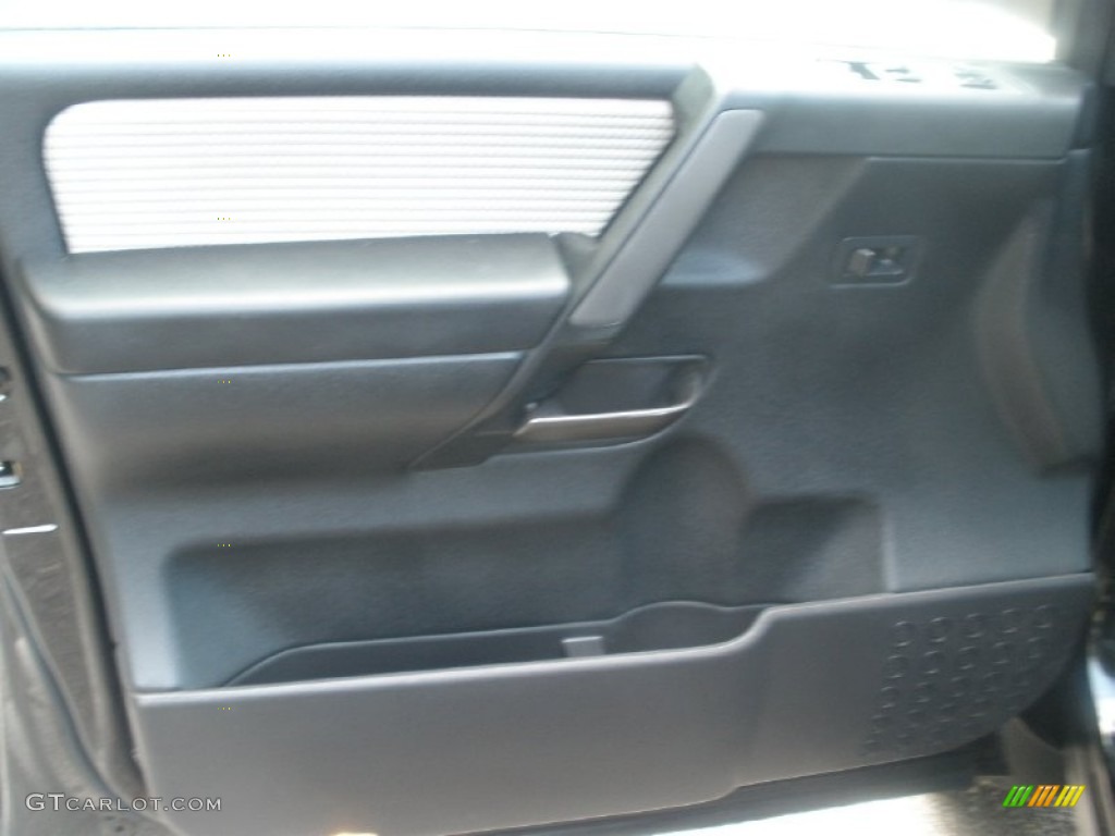 2009 Titan PRO-4X King Cab 4x4 - Galaxy Black / Pro-4X Charcoal photo #18