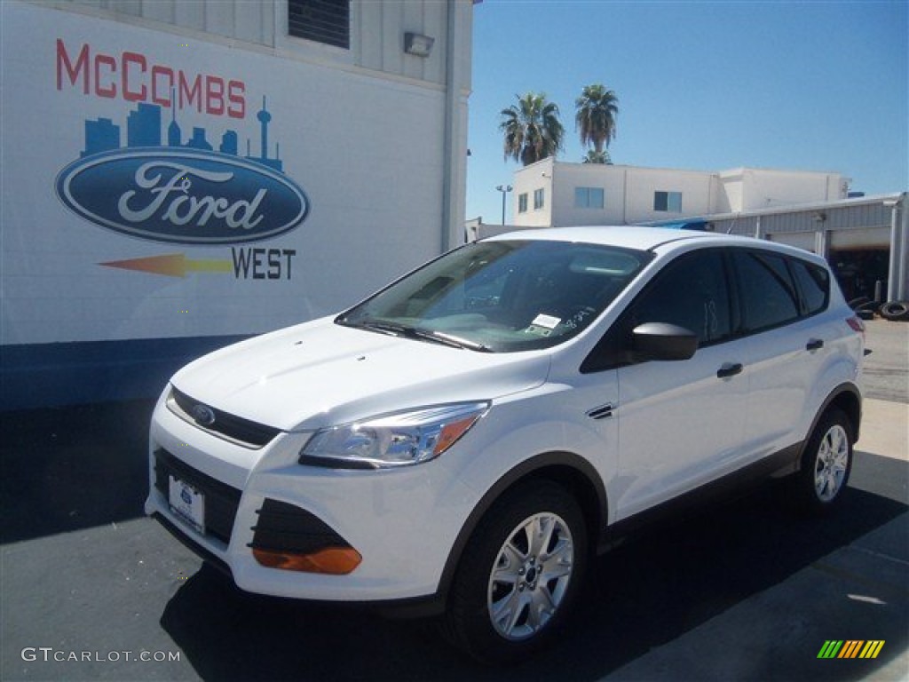 2013 Escape S - Oxford White / Charcoal Black photo #1