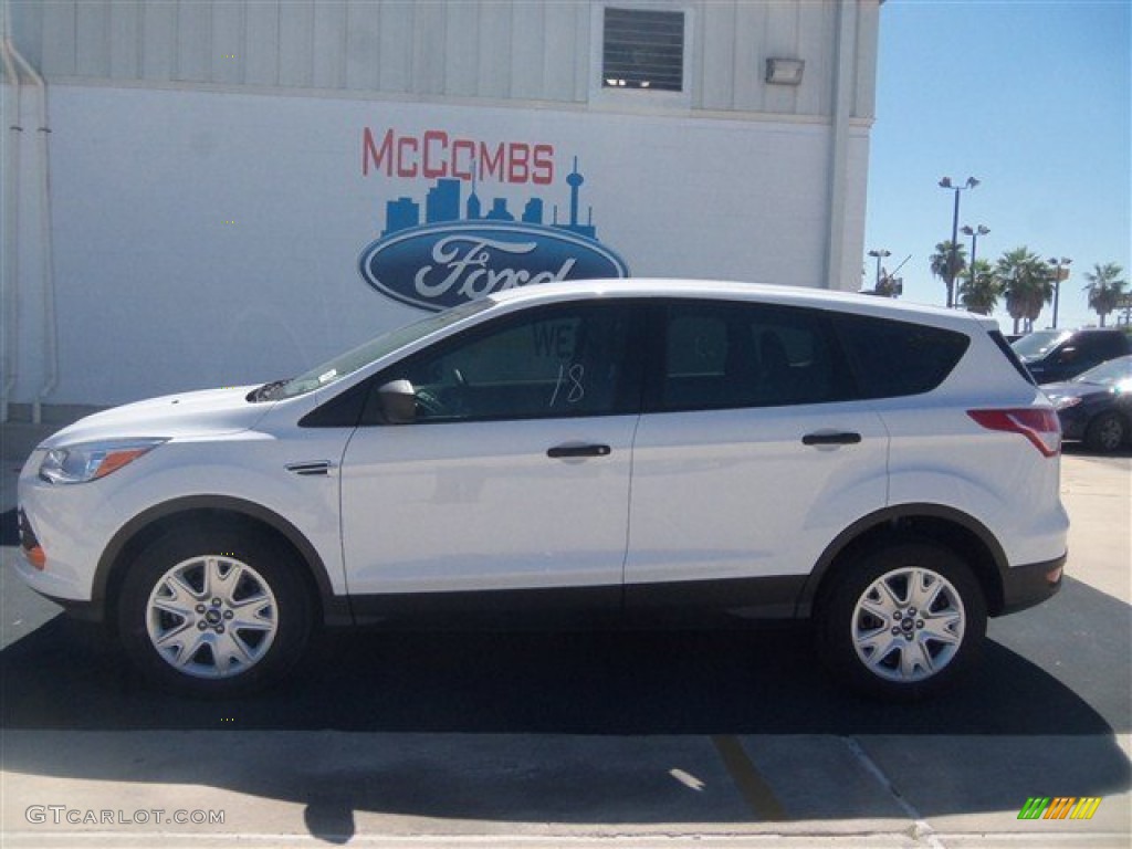 2013 Escape S - Oxford White / Charcoal Black photo #2