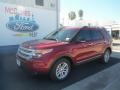 2013 Ruby Red Metallic Ford Explorer XLT  photo #1