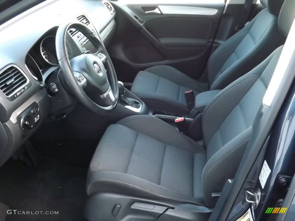 2011 Golf 4 Door TDI - Blue Graphite Metallic / Titan Black photo #9