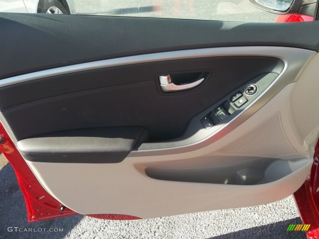 2013 Elantra GT - Volcanic Red / Beige photo #9