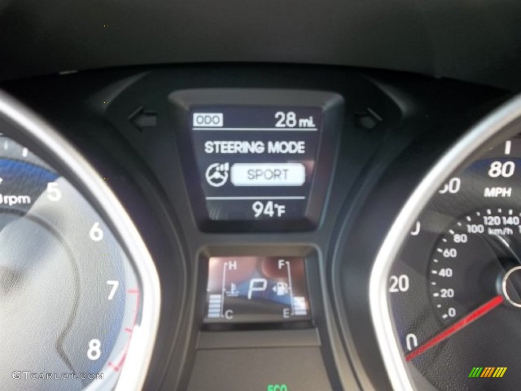 2013 Elantra GT - Volcanic Red / Beige photo #14