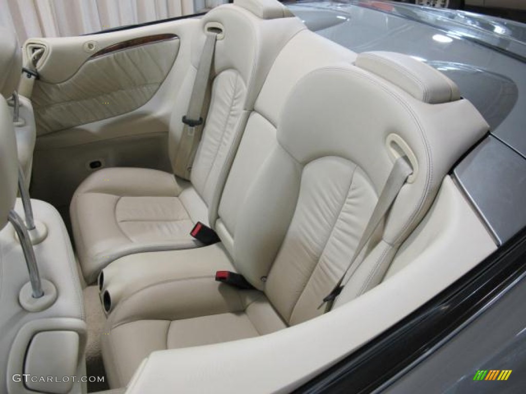 2007 Mercedes-Benz CLK 350 Cabriolet Rear Seat Photo #70648225