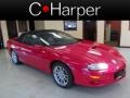2002 Bright Rally Red Chevrolet Camaro Z28 SS 35th Anniversary Edition Convertible  photo #2