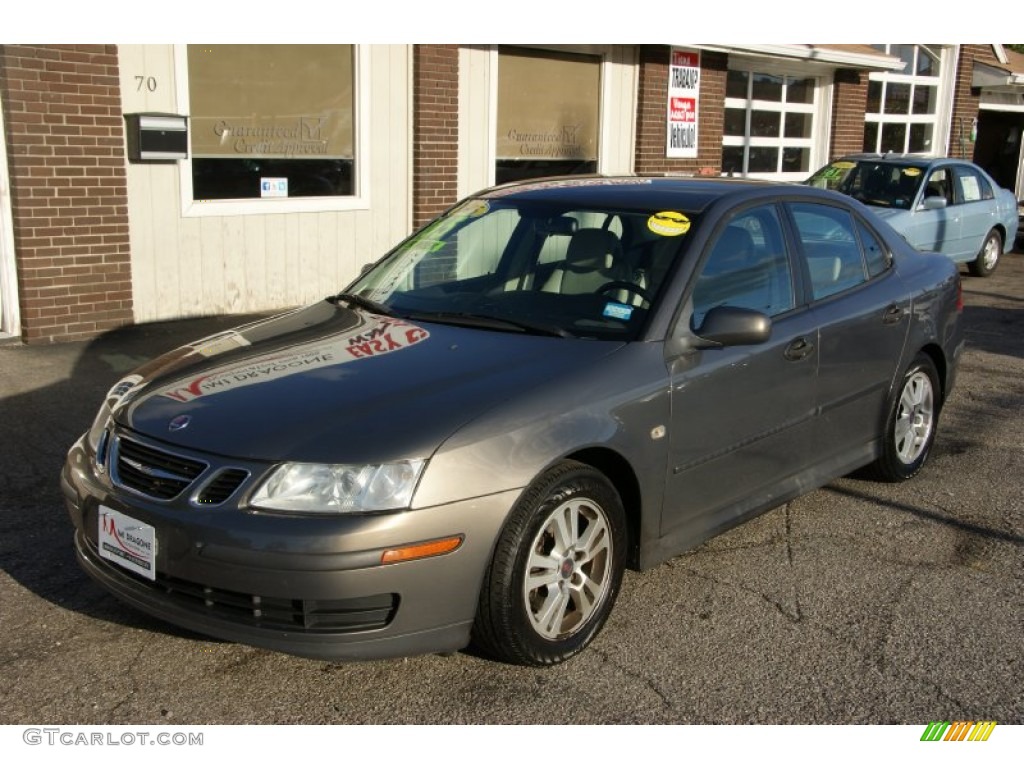 2005 9-3 Linear Sport Sedan - Smoke Beige Metallic / Parchment photo #1