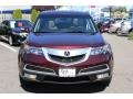 2010 Dark Cherry Pearl Acura MDX Advance  photo #8