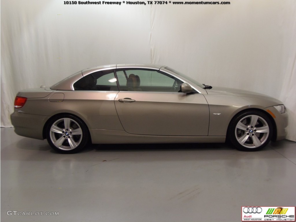 2010 3 Series 335i Convertible - Platinum Bronze Metallic / Saddle Brown Dakota Leather photo #11