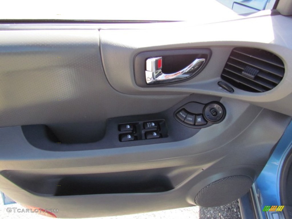 2003 Santa Fe LX 4WD - Arctic Blue / Gray photo #8