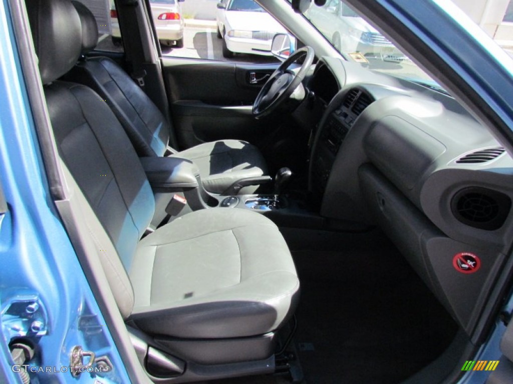 2003 Santa Fe LX 4WD - Arctic Blue / Gray photo #26