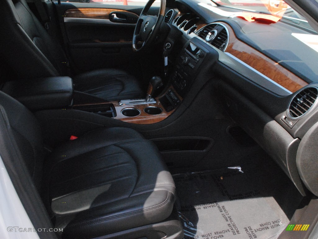 2009 Enclave CXL AWD - White Opal / Ebony Black/Ebony photo #3