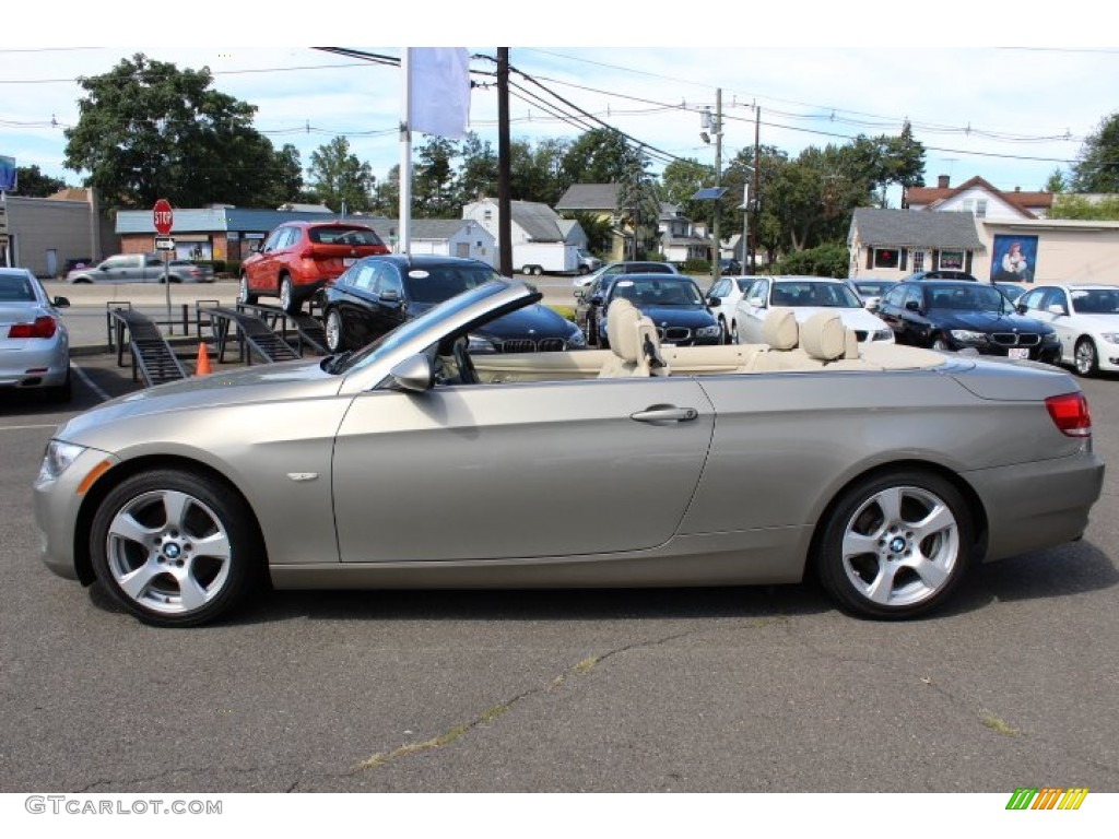 2009 3 Series 328i Convertible - Platinum Bronze Metallic / Cream Beige Dakota Leather photo #8