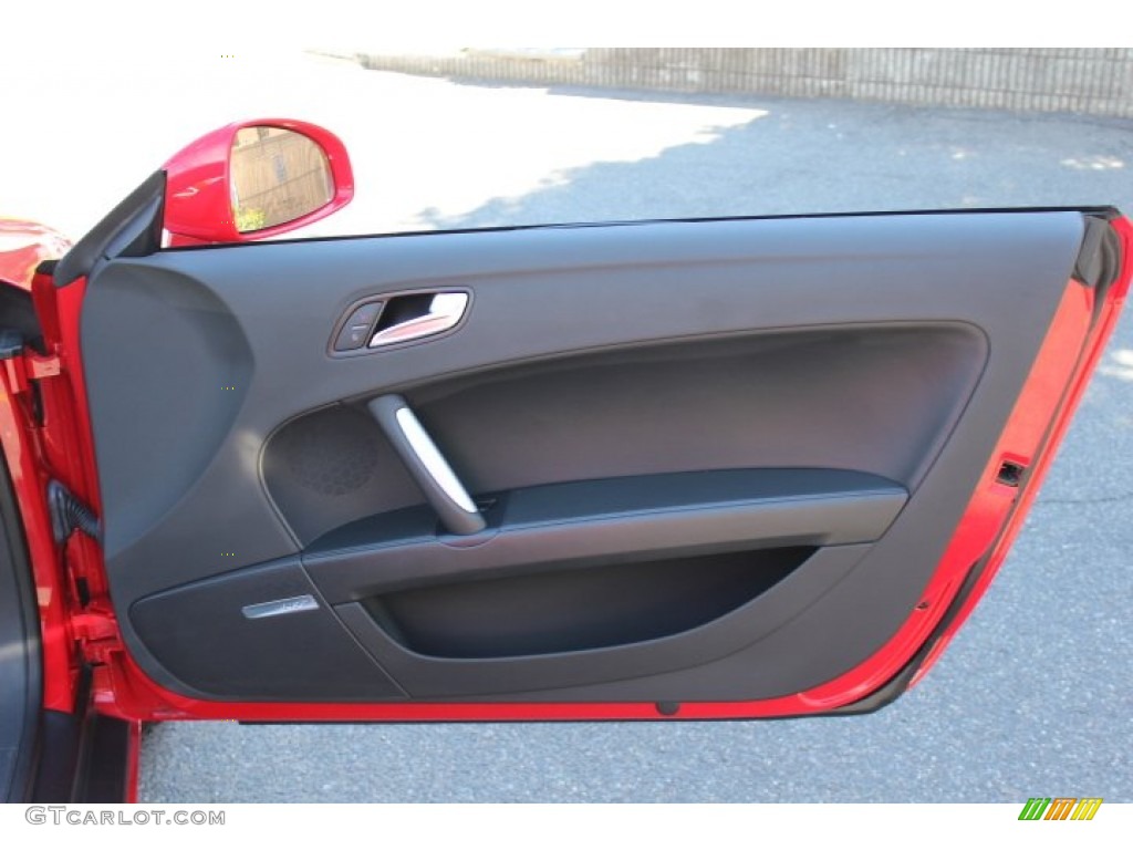 2008 Audi TT 3.2 quattro Roadster Black Door Panel Photo #70653169