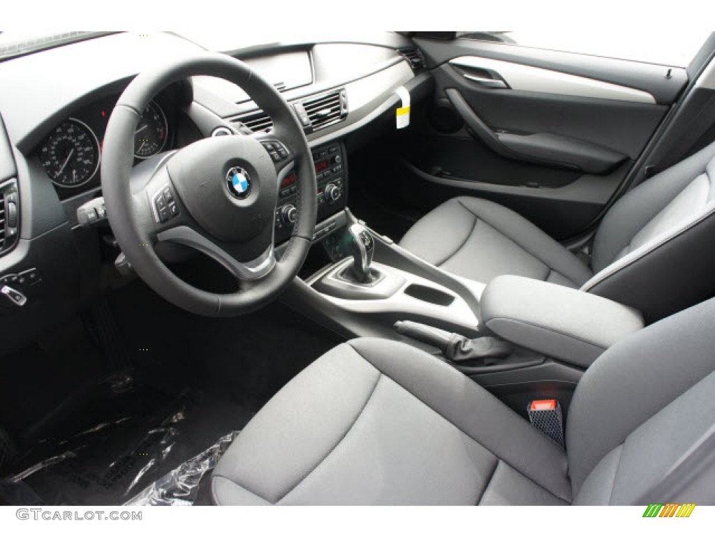 Black Interior 2013 BMW X1 sDrive 28i Photo #70653201