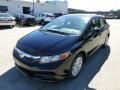 2012 Crystal Black Pearl Honda Civic EX-L Sedan  photo #8