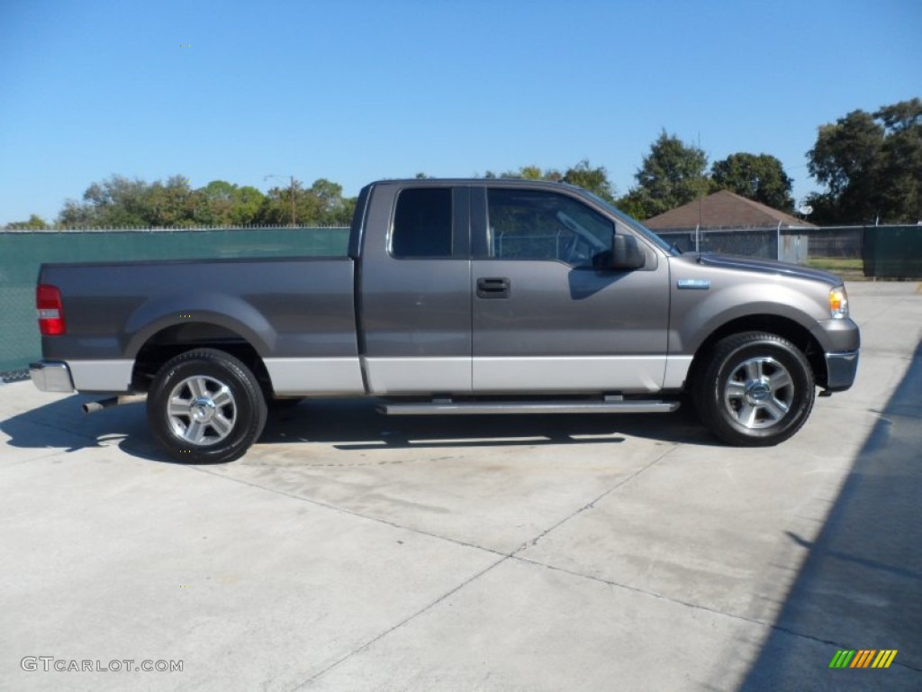 2006 F150 XLT SuperCab - Dark Shadow Grey Metallic / Medium/Dark Flint photo #2