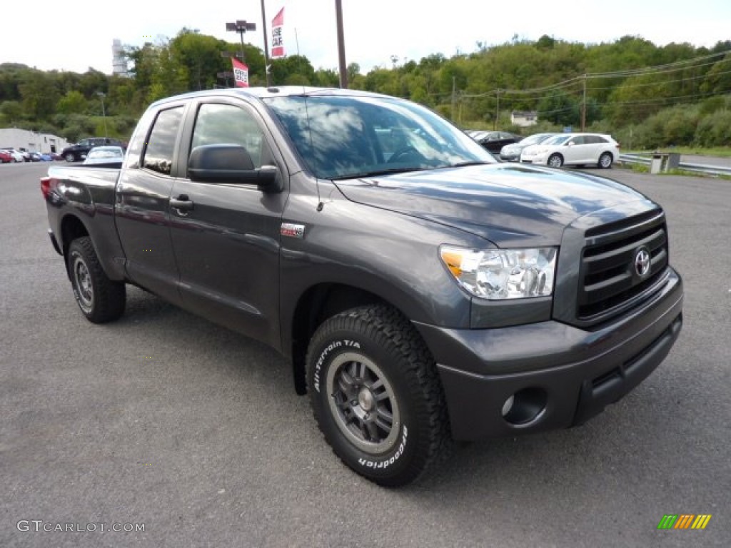 2011 Tundra TRD Rock Warrior Double Cab 4x4 - Magnetic Gray Metallic / Black photo #1