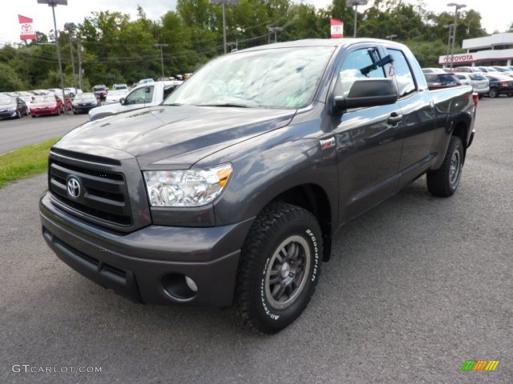 2011 Tundra TRD Rock Warrior Double Cab 4x4 - Magnetic Gray Metallic / Black photo #3