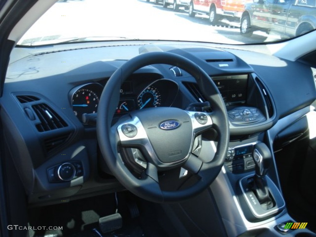 2013 Escape SE 2.0L EcoBoost 4WD - Deep Impact Blue Metallic / Charcoal Black photo #10