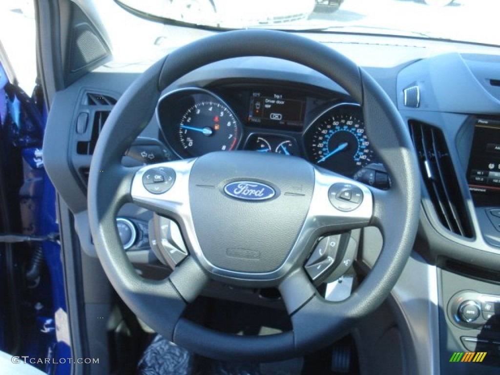 2013 Escape SE 2.0L EcoBoost 4WD - Deep Impact Blue Metallic / Charcoal Black photo #18