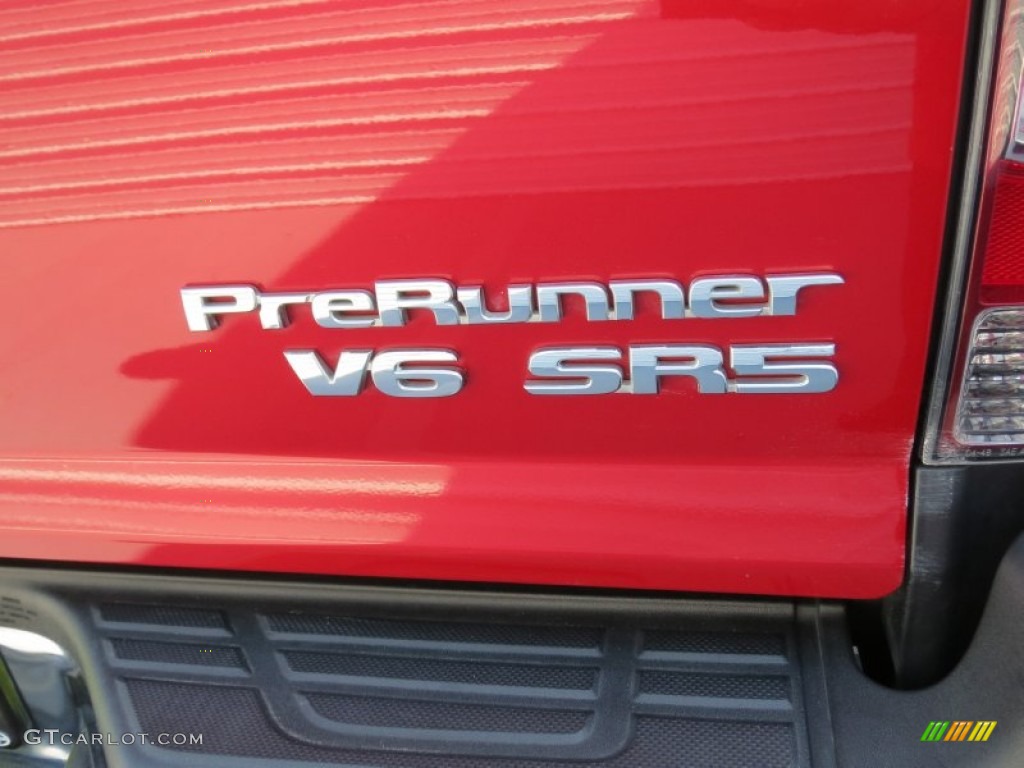 2009 Tacoma V6 SR5 PreRunner Double Cab - Barcelona Red Metallic / Graphite Gray photo #18