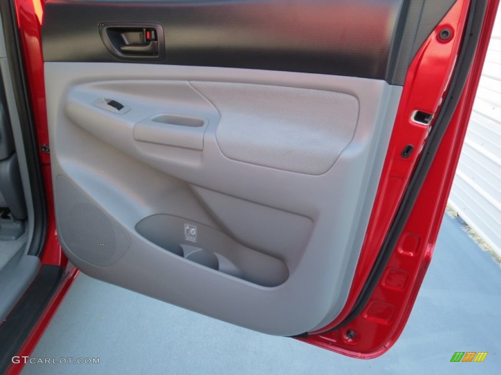 2009 Tacoma V6 SR5 PreRunner Double Cab - Barcelona Red Metallic / Graphite Gray photo #26