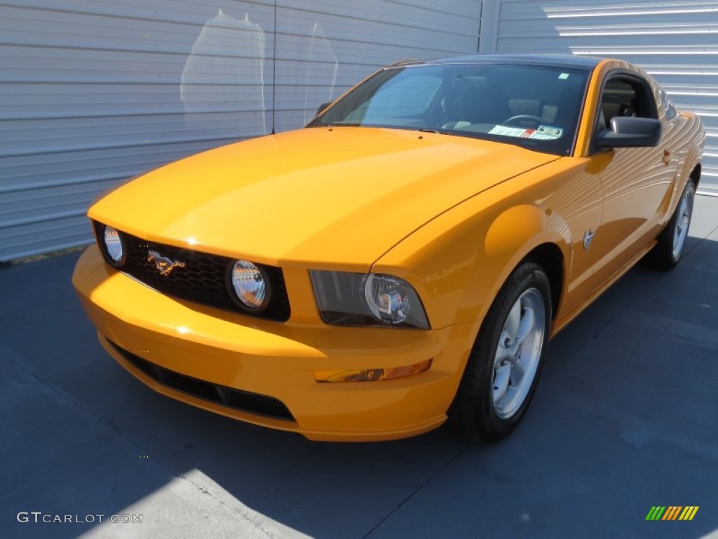 Grabber Orange 2009 Ford Mustang GT Premium Coupe Exterior Photo #70657834