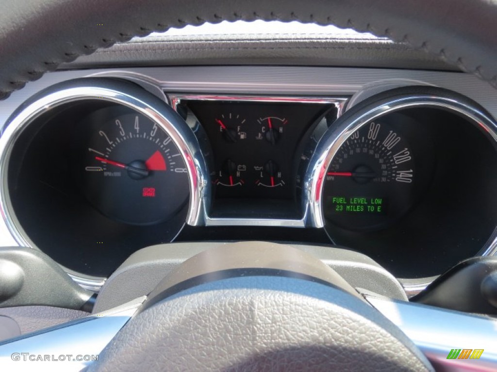 2009 Ford Mustang GT Premium Coupe Gauges Photo #70658101