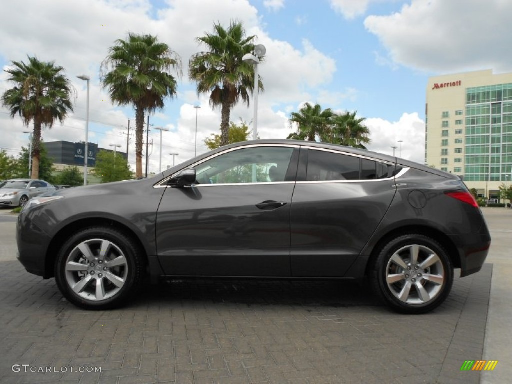 Grigio Metallic 2012 Acura ZDX SH-AWD Technology Exterior Photo #70659134
