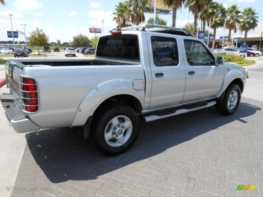 2001 Frontier SE V6 Crew Cab - Silver Ice Metallic / Gray photo #3