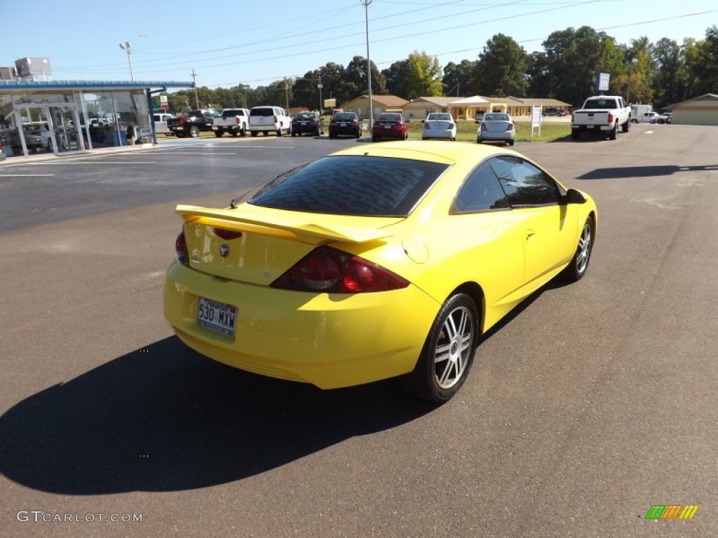2001 Cougar V6 - Zinc Yellow / Dark Graphite photo #5
