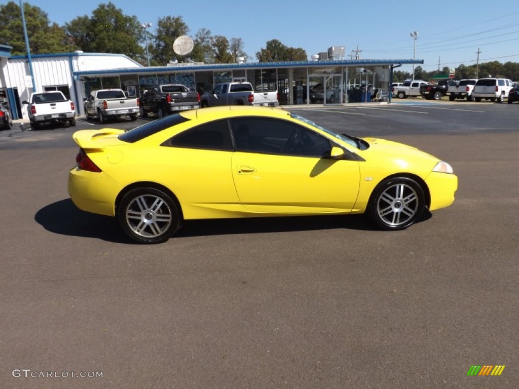 2001 Cougar V6 - Zinc Yellow / Dark Graphite photo #6