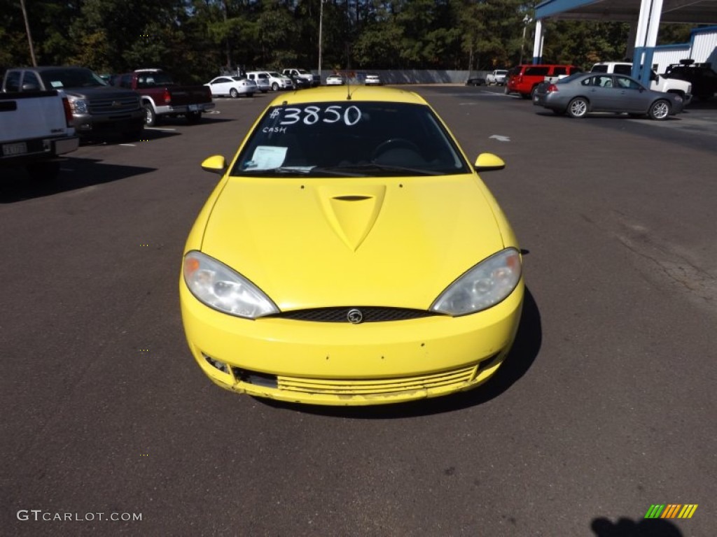 2001 Cougar V6 - Zinc Yellow / Dark Graphite photo #8