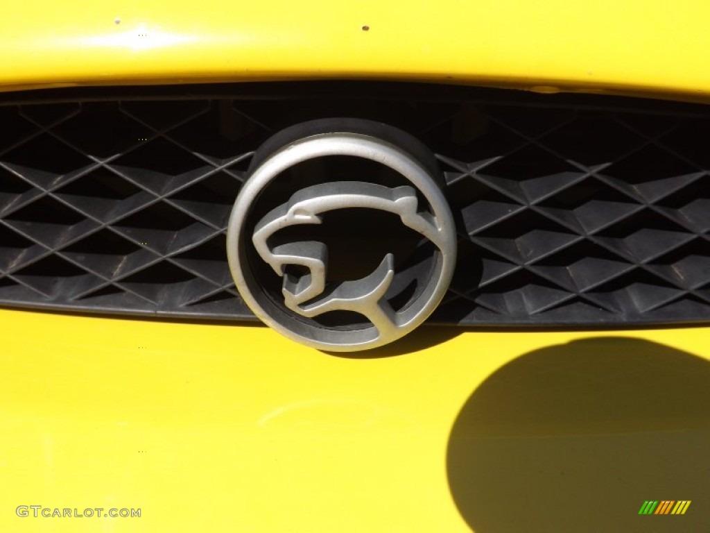 2001 Cougar V6 - Zinc Yellow / Dark Graphite photo #18