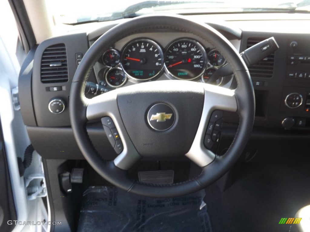 2012 Silverado 1500 LT Crew Cab - Summit White / Ebony photo #10