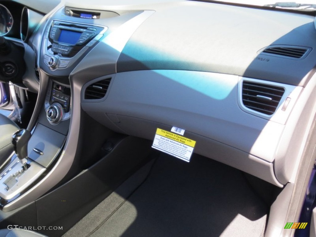 2013 Elantra Limited - Indigo Night / Gray photo #17