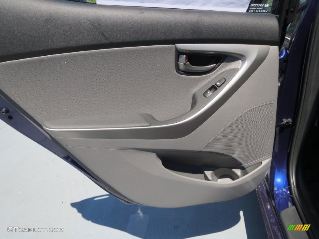 2013 Elantra Limited - Indigo Night / Gray photo #18