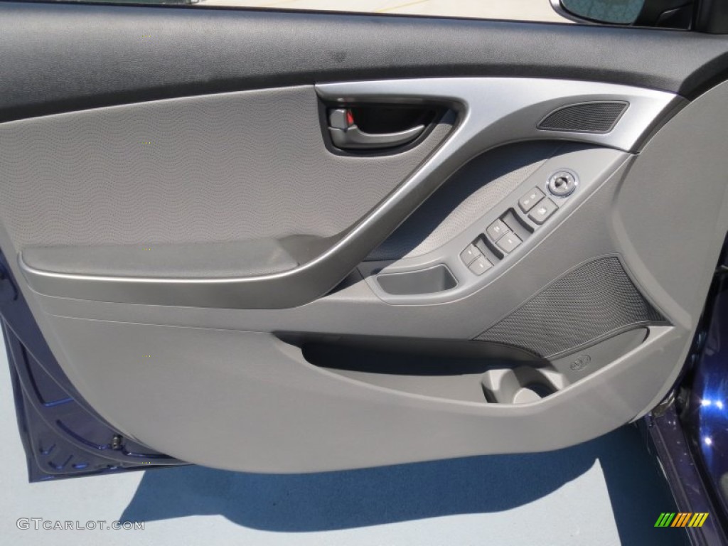 2013 Elantra Limited - Indigo Night / Gray photo #21