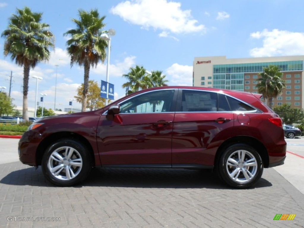 Basque Red Pearl II 2013 Acura RDX Technology AWD Exterior Photo #70660708