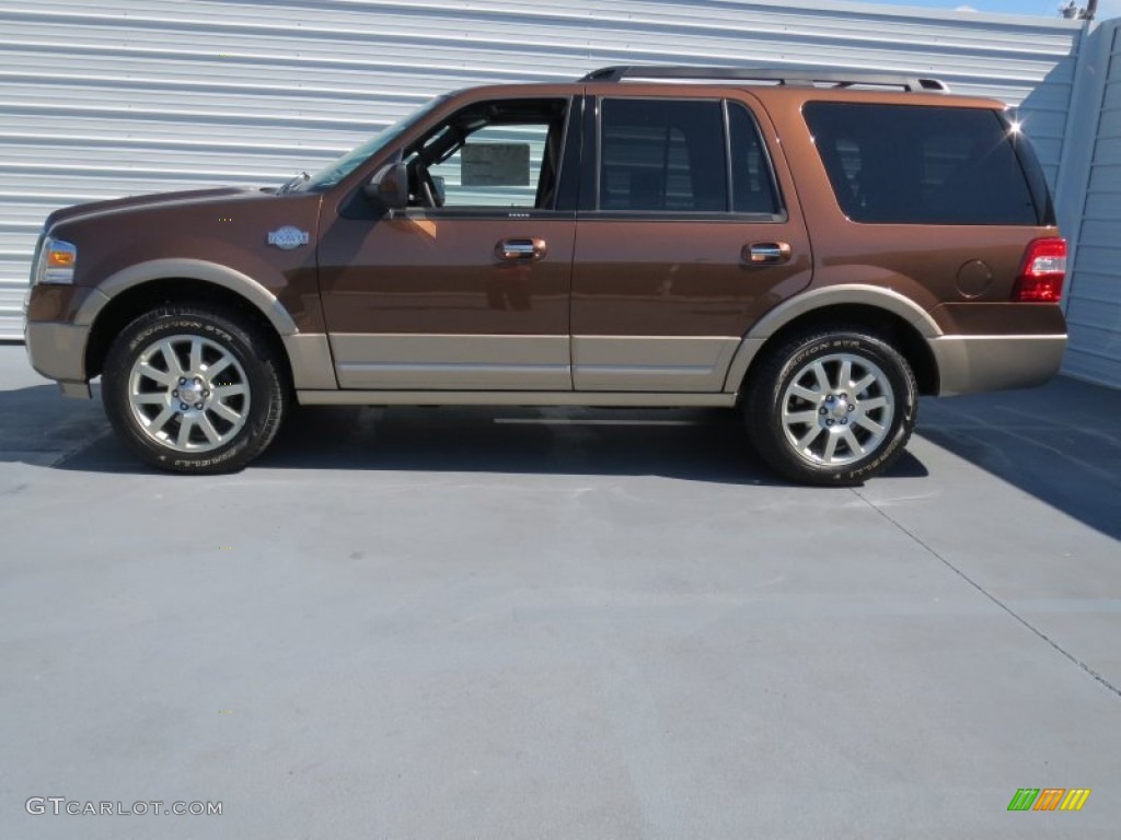 Golden Bronze Metallic 2012 Ford Expedition King Ranch Exterior Photo #70660975