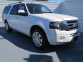 2012 White Platinum Tri-Coat Ford Expedition EL Limited  photo #1