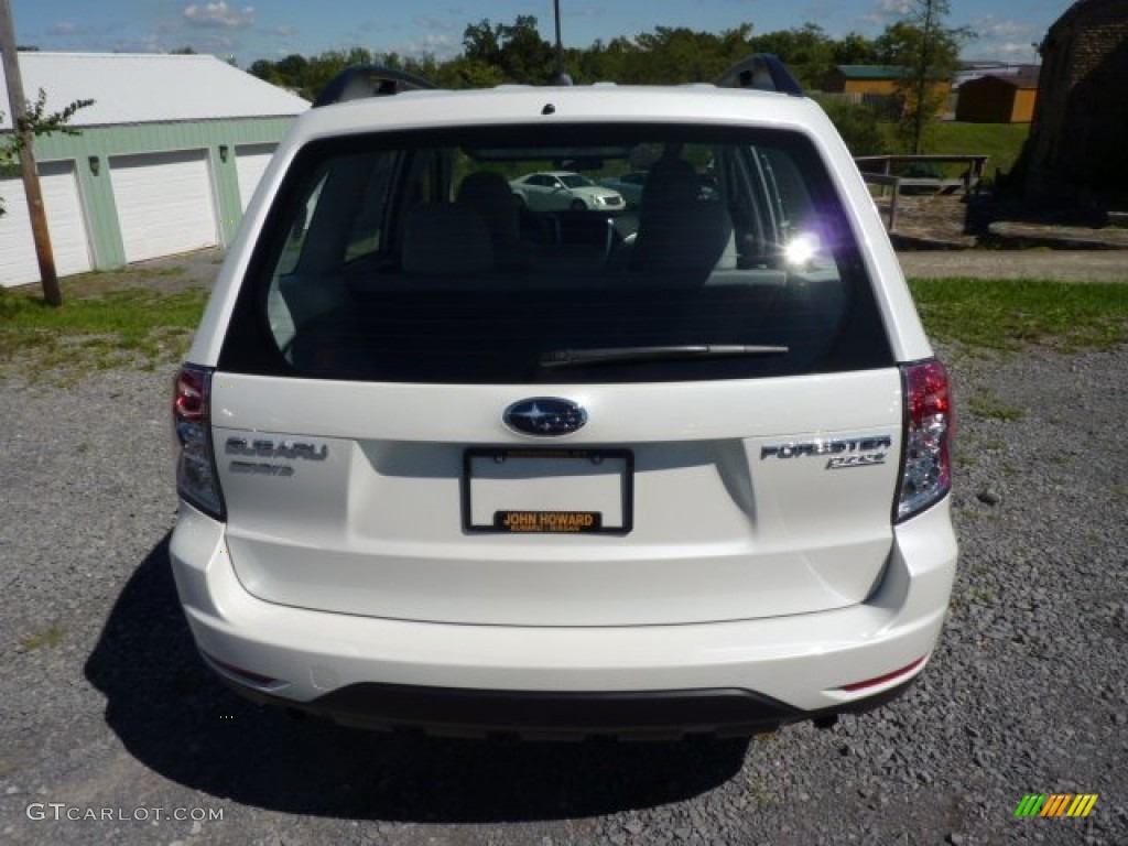 2013 Forester 2.5 X - Satin White Pearl / Platinum photo #6