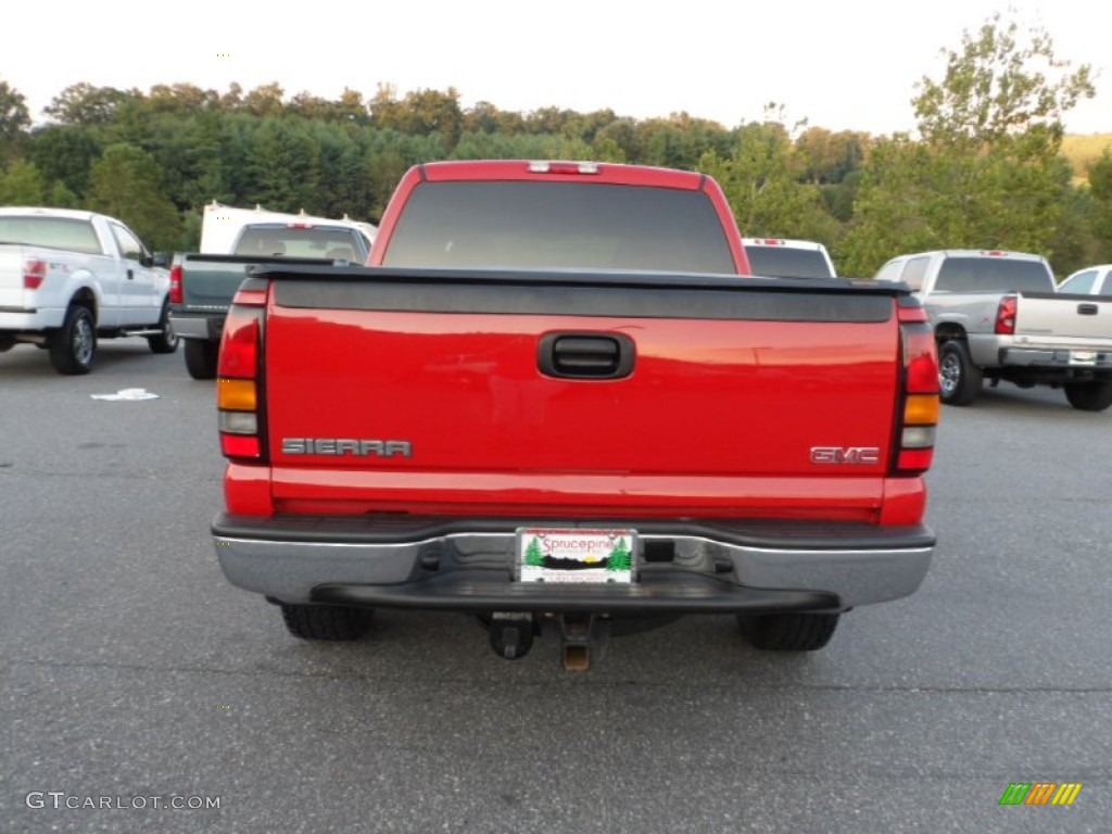 2007 Sierra 1500 Classic Z71 Crew Cab 4x4 - Fire Red / Dark Pewter photo #7